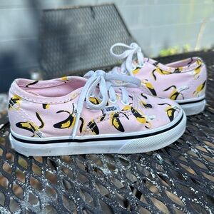 Vans Shoes Andy Warhol Banana Kids Size 7.0 toddler